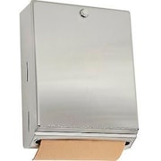 BOBRICK Bobrick ClassicSeries Vertical Folded Paper Towel Dispenser WKnob Latch, Stainless B2620